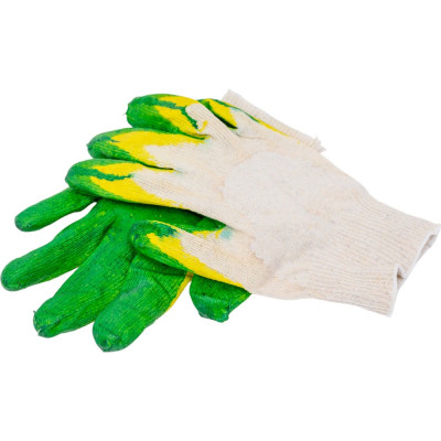 Перчатки хлопчатобумажные с двойным латексным покрытием BlackWeld 120615bw