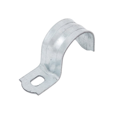 Скоба металлическая однолапковая GNG СМО с отверстием 19-20 оцинкованная, 100 шт. в упаковке GNSMO1920H