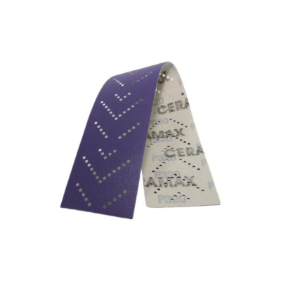 Абразивные полоски 70*420 мм CERAMAX PURPLE PAPER, multiholes, P120, 50 шт. 1CRX1083