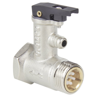 Клапан предохранительный для бойлера TEBO с ручкой cпуска 8 бар ВН/НАР 1/2" T-АБ.402.12.ЧР.CN