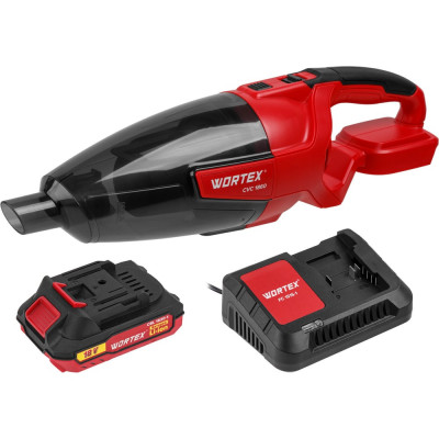 Аккумуляторный пылесос WORTEX CVC 1860 в кор. ALL1 18 В, автомобильный, 1x2А*ч 1325404