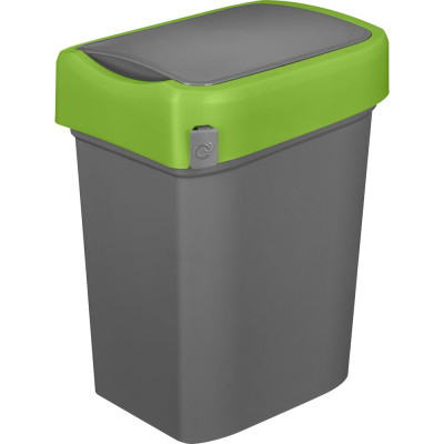Ведро для мусора, контейнер для мусора Econova "SMART BIN" 50Л (Зеленый) 434258109