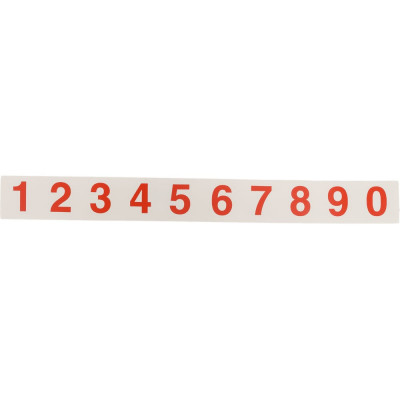 Знак F29 "Комплект цифр для знака F27" Стандарт Знак 30x300 мм, пленка, резка, (150x200мм) 00-00037250