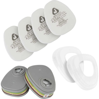 Фильтр Jeta Safety ABEK1 6541 в комплекте (предфильтры + держатели) 6541K