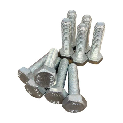 Болт 23 БОЛТА М10x40 мм, DIN933, высокопрочный к.п. 12.9, ОЦ, 10шт. б1299331040оц