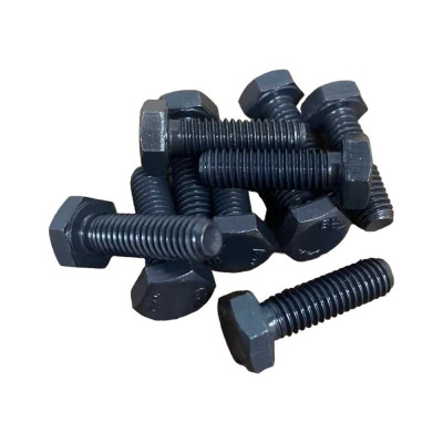 Болт 23 БОЛТА М6x20 мм, DIN933, высокопрочный к.п. 12.9 черный, 10шт. б1299330620