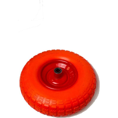 Колесо без камеры 4.00x6 F 16 GEVA TRADE PU400/6/16/90/RED/RED/О