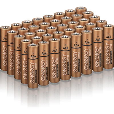 Батарейка алкалиновая ENERGY Ultra LR03/10KS (АAА) 40 штук 107249
