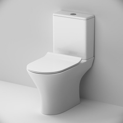 Унитаз-компакт AM.PM Sense FlashClean, с сиденьем микролифт C748600SC