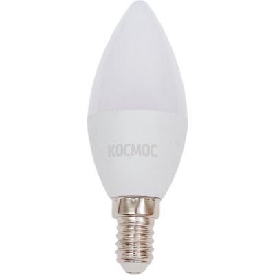 Лампа светодиодная КОСМОС LED 14Вт свеча E14 4500K, LkecLED14wCNE1445
