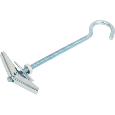 Дюбель складной пружинный с крюком ЖЕСТЬ M4, 1 шт., европодвес УТ-00002176