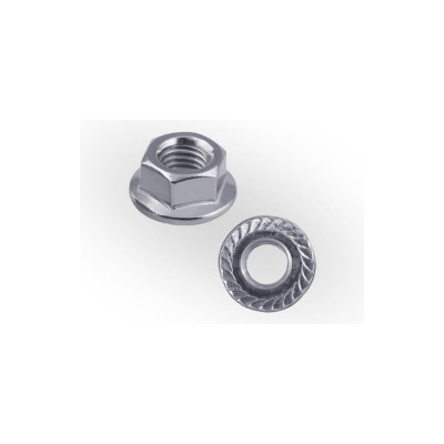 Гайка с фланцем ЖЕСТЬ DIN 6923, M6, 14 шт., европодвес УТ-00010413