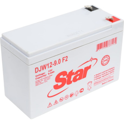 Аккумулятор для ИБП DJW12-9.0 F2 12 В, 9 А*ч Star УТ-00002533