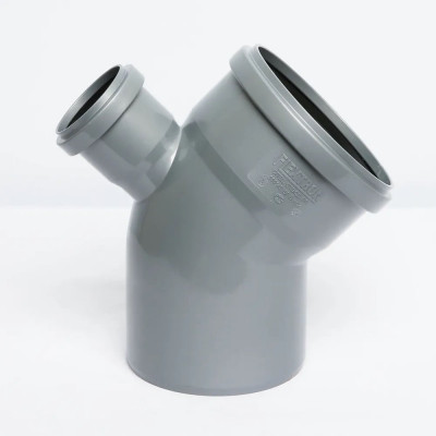 Спецотвод для внутренней канализации Flextron D 110 мм, 50/45 градусов (вверх) 148068