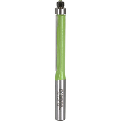 Фреза кромочная прямая (обгонная) с нижним подшипником 8x40 мм, S=8 мм, Z=2 Diamond Industrial DIDFROK8840