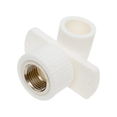 Угольник комбинированный TEBO PPR 20x1/2" ВР с креплением для гипсокартона 030031401