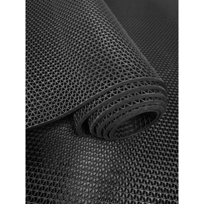 Покрытие противоскользящее для бассейна и бани QUINGDAO TOPLIT "Зиг-Заг" (4,5 мм) 90x1500, черный ZigZag_09х15ч