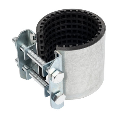 Хомут ремонтный Benarmo сталь оцинкованная, Краб, Ду50, 57-67 мм, 1/стор, L=70 013-4221