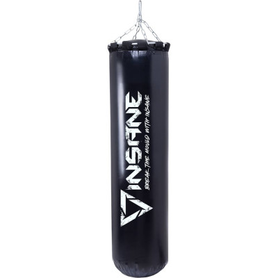 Мешок боксерский Insane PB-01, 120 см, 45 кг, тент, черный 4680459156655 УТ-00021348