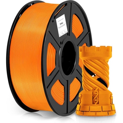 Пластик для принтера CACTUS 3D CS-3D-TPU-0.8KG-ORANGE TPU диаметр 1.75 мм, 0.8 кг, 1 цвет 2022750