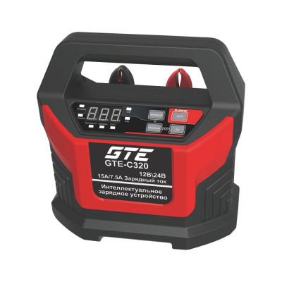 Интеллектуальное зарядное устройство GTE (12 В, 2/4/6/8/10/15 А, -C320) 875291