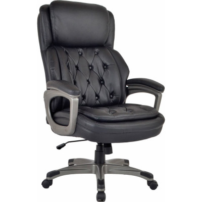 Кресло BRABIX Premium Regal Ex-557 нагрузка 150 кг, пружинный блок, экокожа, черный 532945