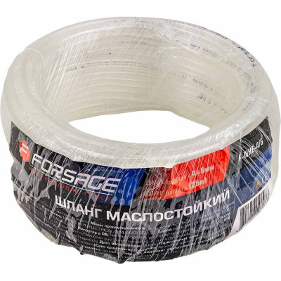 Шланг ПВХ маслостойкий Forsage 4мм х 6мм х 25м F-NHE-4/6(61377)