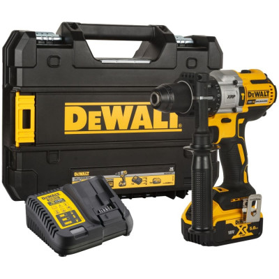 Аккумуляторная ударная дрель-шуруповерт Dewalt DCD996P1, 18 В, 2250 об/мин, 38250 уд/мин, с АКБ 5 Ач и ЗУ, в кейсе TSTAK  DCD996P1-QW