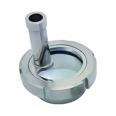 Диоптр гаечный TITAN LOCK под сварку, нержавеющий, с подсветкой DN50, TL050DWWDB
