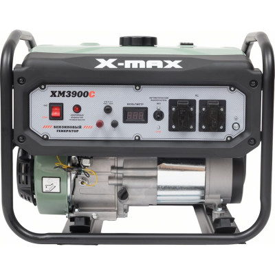 Бензиновый генератор X-MAX (3 кВт, ручной стартер, медная обмотка, без АКБ) XM3900C