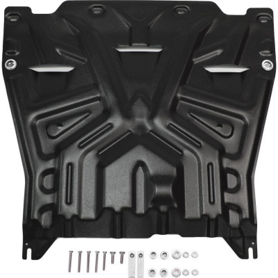 Защита картера + КПП + комплект крепежа AutoMax сталь, Kia Optima, V - 2.0(150л.с.) АКПП; 2.4(188л.с.)/Kia Optima 2016-2018, V - 2.0(150л.с.); 2.4(1 AM.2837.2