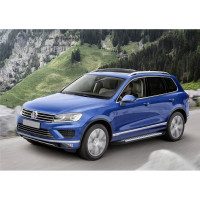 Алюминиевые пороги Rival Bmw-Style круги VW Touareg II 2010-2018, 193 см, 2 шт., D193AL.5801.3