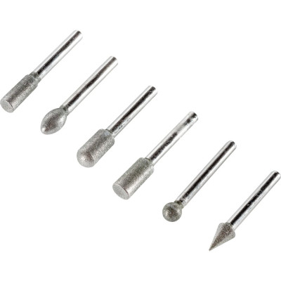 Набор шарошек алмазных Pobedit ø 6 мм L 60 мм 2160626