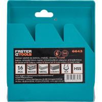 Набор сверл 16 шт FASTER TOOLS 6643