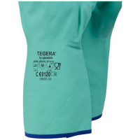 Противохимические перчатки TEGERA 18603, нитрил, нейлон, размер 10 18603-10