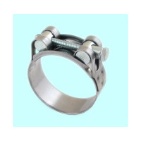Ленточный винтовой хомут CNIC 162-174/26 мм, М10x105 мм, W2 нержавеющая сталь 26В162174 52625