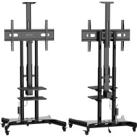 Моторизированная мобильная стойка для телевизора 50"-86" ONKRON TS1881E-B