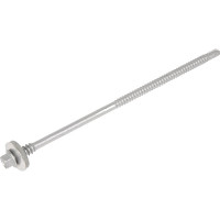 Винт для сэндвич-панелей Fasty sd6 sp 5.5x150 мм, Magnisilver 1000hrs, 100 шт. P153150AM