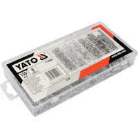 Набор шплинтов с фиксацией YATO 150 шт. (пластиковый кейс) YT-06883