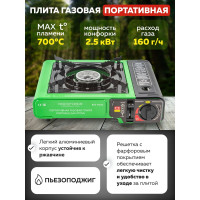 Газовая портативная плита Rockforce RF-BDZ-MS155(51664)