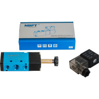 Пневмораспределитель 5/2 4V210-08-DC 24V G1/4" NBPT 57605