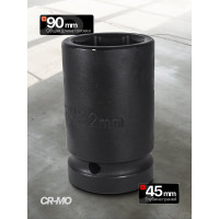 Головка ударная глубокая 32 мм, 1" DR, 6 гранная Forcekraft FK-4857532(51298)