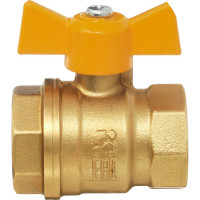 Шаровой кран БАЗ 11Б27п1 DN15 PN40 вр/нр бабочка, серия Standart  .А31.1.25.НГ.40 БАЗ.А10.1.15.НГ.40