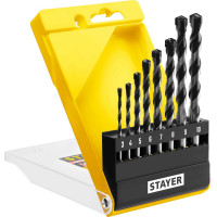 Набор сверл по бетону STAYER Professional Hercules 8 шт (3, 4, 5, 6, 7, 8, 9, 10 мм) 2915-H8_z02