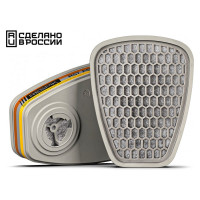 Противогазовый фильтр RESPIK класс защиты А1B1E1 R57, 2 шт RS57