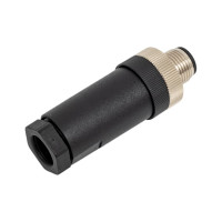 Соединитель клеммный ТЕКО CP S254R-3 (PG9) Вилка, Прямой с клеммником, Пластик 4-PINIP67250 AC/DC NO/NC, 07-00035314
