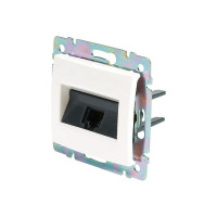 Розетка Legrand компьютерная RJ45 категория 5e UTP Legrand Valena с захватами белый 694286