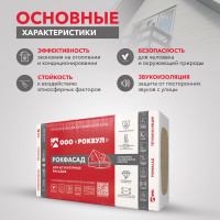 Теплоизоляционная плита RWL РОКФАСАД 100 мм 305873