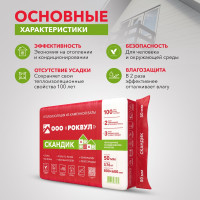 Теплоизоляционная плита RWL ЛАЙТ БАТТС СКАНДИК 50 мм 132919