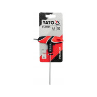 Шестигранник с Т-образной рукояткой YATO 2.5 мм, с шаровой головкой YT-05585